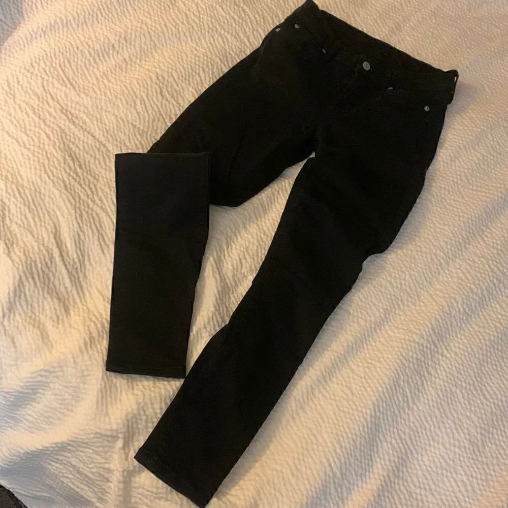 FOR ALL MAN KIND, skinny , like new, black size 26, cotton blend